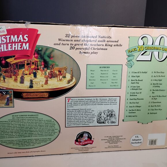 Vintage Mr Christmas Christmas in Bethlehem Nativity 1997 - Picture 6 of 15